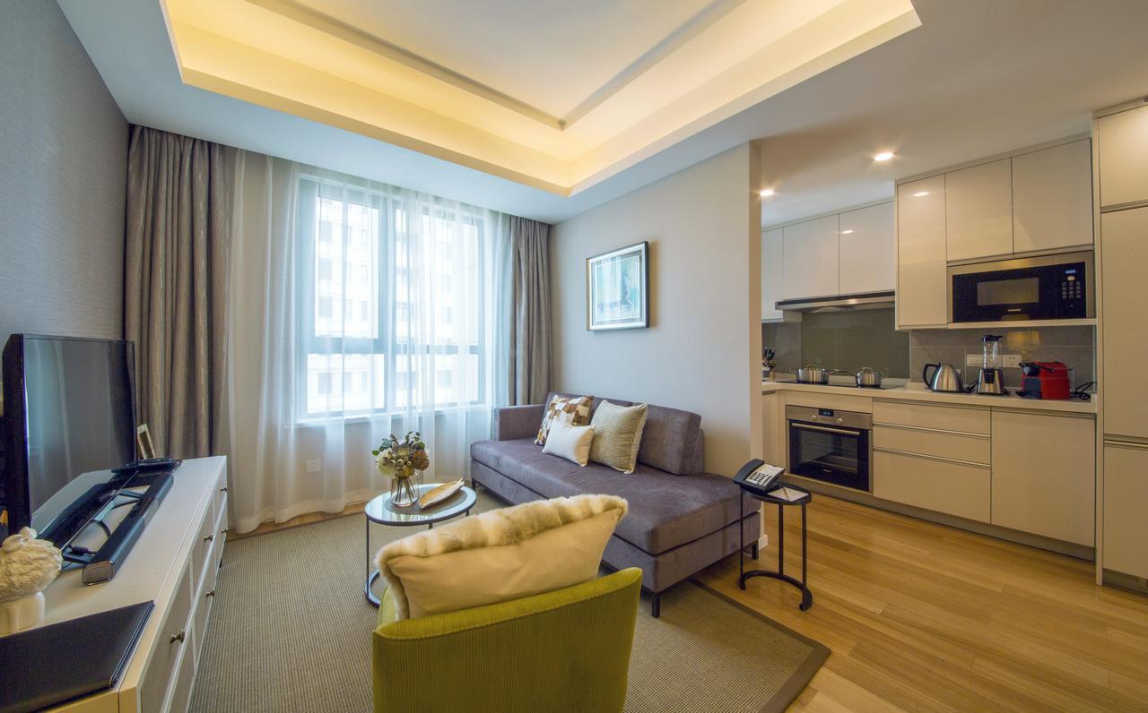 One Sunland Serviced Suites Managed By Lanson Place شانغهاي المظهر الخارجي الصورة